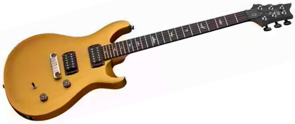 Prs Ce24 Standard Stoptail Satin Se Bolt-on 2h Trem Rw - Metallic Gold - Double cut gitaar - Variation 2