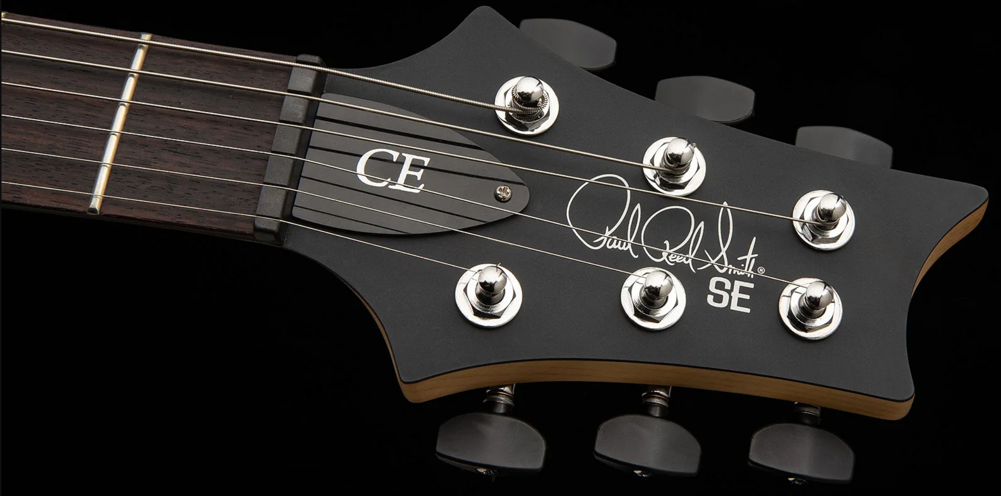 Prs Ce24 Standard Stoptail Satin Se Bolt-on 2h Trem Rw - Charcoal Burst - Double cut gitaar - Variation 5