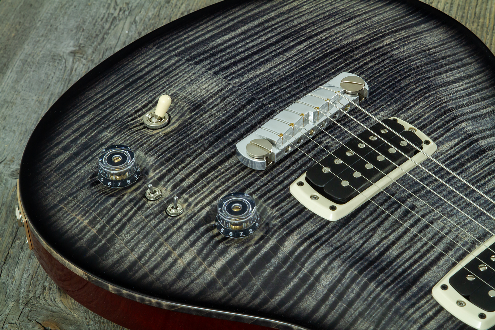 Prs Charcoal Phoenix Ltd Usa 2h Ht Rw - Grey - Elektrische gitaar in Strat vorm - Variation 11