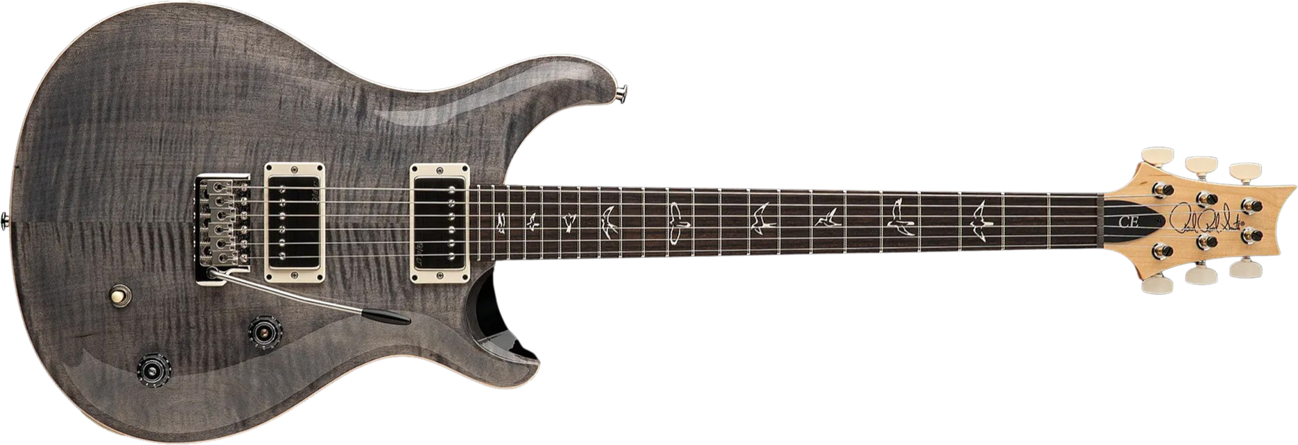 Prs Ce 22 Bolt-on Usa Ltd 2h Trem Rw - Faded Gray Black - Guitarra eléctrica de doble corte. - Main picture