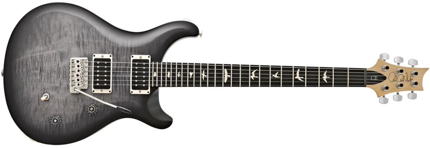Prs Ce 24 Bolt-on Usa Hh Trem Rw - Faded Gray Black - Guitarra eléctrica de doble corte. - Main picture