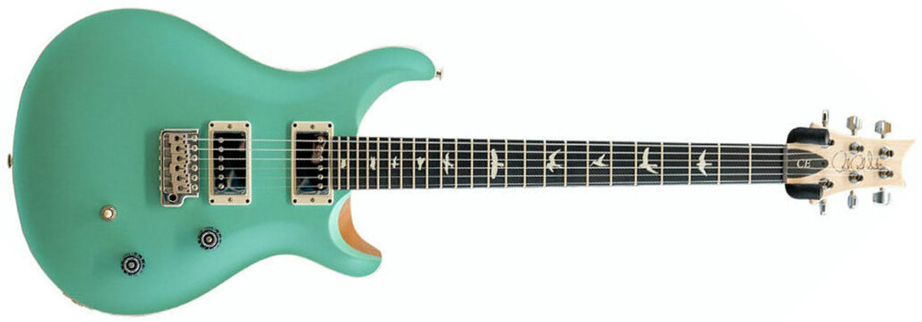 Prs Ce 24 Satin Bolt-on Usa Ltd 2h Trem Rw - Seafoam Green - Guitarra eléctrica de doble corte. - Main picture