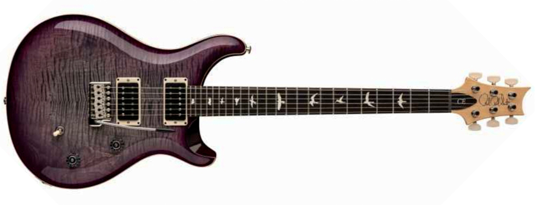 Prs Ce24 Bolt-on Usa 2h 85/15 Trem Rw - Faded Gray Black Purple Burst - Double cut gitaar - Main picture