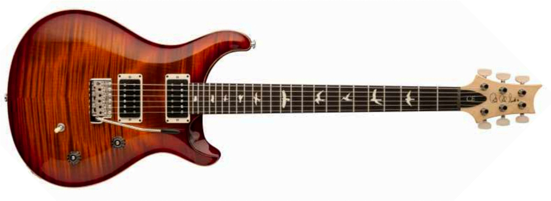 Prs Ce24 Bolt-on Usa 2h 85/15 Trem Rw - Dark Cherry Sunburst - Double cut gitaar - Main picture