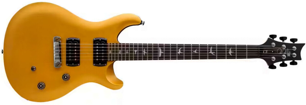 Prs Ce24 Standard Stoptail Satin Se Bolt-on 2h Trem Rw - Metallic Gold - Double cut gitaar - Main picture