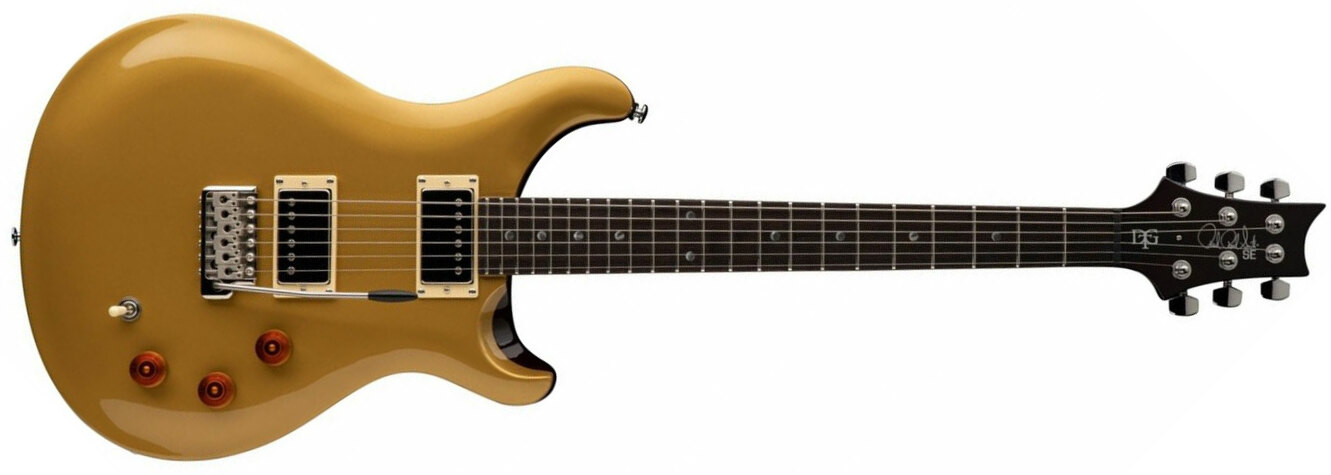 Prs David Grissom Se Dgt 2023 Signature 2h Trem Rw - Gold Top - Guitarra eléctrica de doble corte. - Main picture