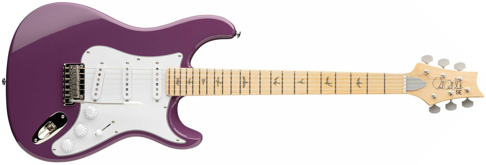 Prs John Mayer Se Silver Sky Maple Signature 3s Trem Mn - Summit Purple - Kenmerkende elektrische gitaar - Main picture