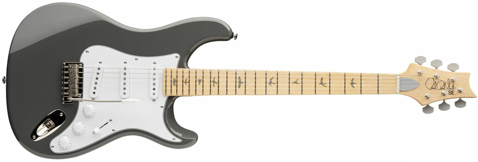 Prs John Mayer Se Silver Sky Maple Signature 3s Trem Mn - Overland Gray - Kenmerkende elektrische gitaar - Main picture