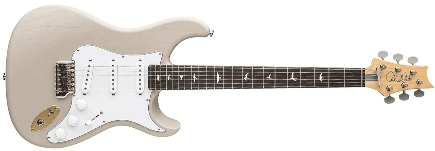 Prs John Mayer Silver Sky Dead Spec Usa Ltd Signature 3s Trem Rw - Moc Sand Satin - Elektrische gitaar in Str-vorm - Main picture