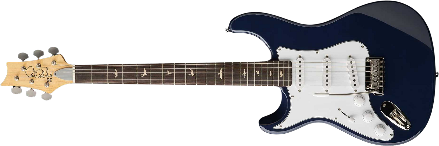Prs John Mayer Silver Sky Rosewood Lh Se Signature Gaucher 3s Trem Rw - Trad Blue - Elektrische gitaar in Strat vorm - Main picture