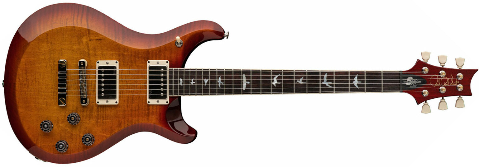 Prs Mccarty 594 10th Ltd S2 Usa 2h Ht Rw - Dark Cherry Sunburst - Guitarra eléctrica de doble corte. - Main picture