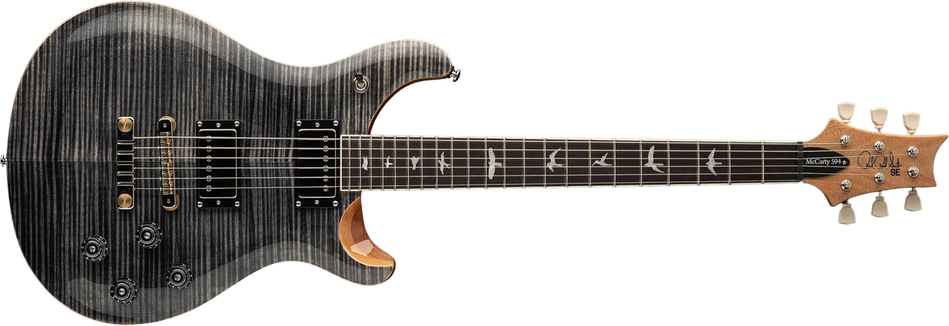 Prs Mccarty 594 Se 2h Ht Rw - Charcoal - Guitarra eléctrica de doble corte. - Main picture