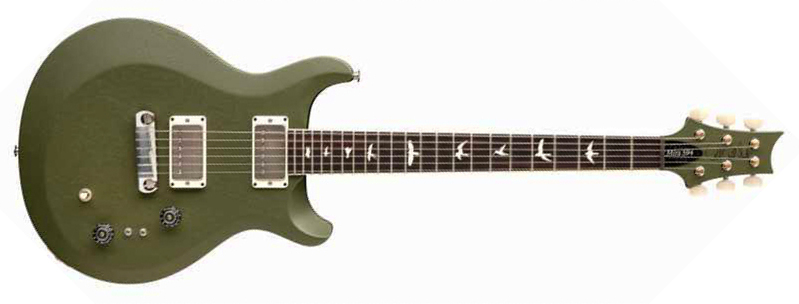 Prs Mira 594 Satin S2 Usa 2h Ht Rw - Matcha Green - Double cut gitaar - Main picture