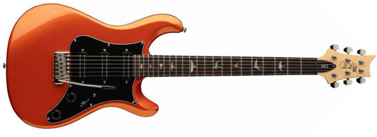 Prs Nf3 Se 3h Mini-humb. Trem Rw - Metallic Orange - Guitarra eléctrica de doble corte. - Main picture