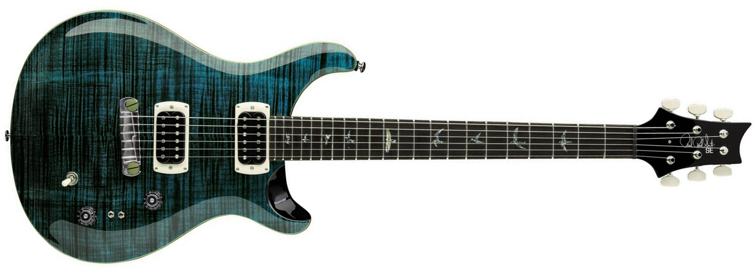 Prs Paul's Guitar Se (wing Tuners) 2h Ht Rw - Slate Blue - Double cut gitaar - Main picture