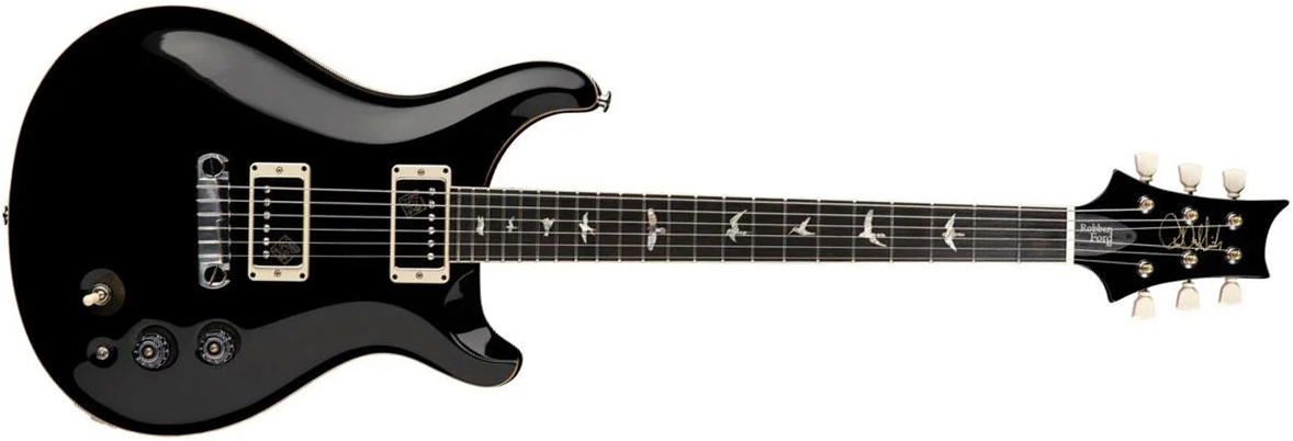 Prs Robben Ford Mccarty Ltd 2h Ht Bla - Black - Guitarra eléctrica de doble corte. - Main picture