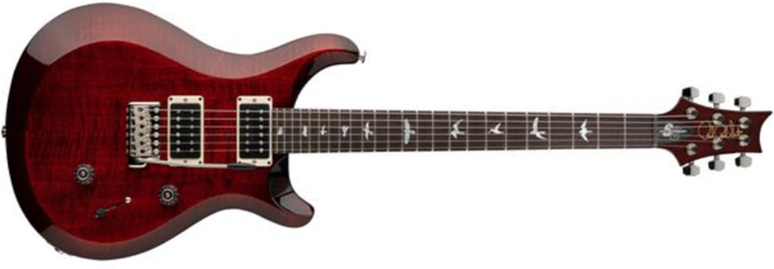 Prs S2 Custom 24 10th Ann. Ltd Usa 2023 2h Trem Rw - Fire Red Burst - Guitarra eléctrica de doble corte. - Main picture