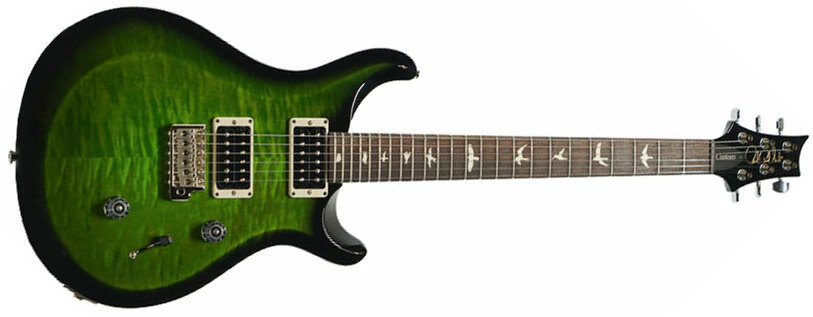 Prs S2 Custom 24 Usa 2h Trem Rw - Jade Smokeburst - Guitarra eléctrica de doble corte. - Main picture