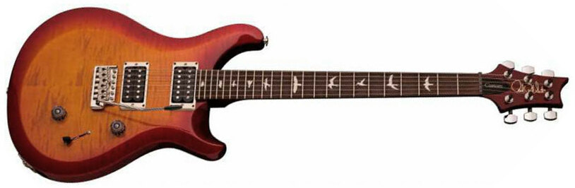 Prs S2 Custom 24 Usa 2h Trem Rw - Dark Cherry Sunburst - Guitarra eléctrica de doble corte. - Main picture