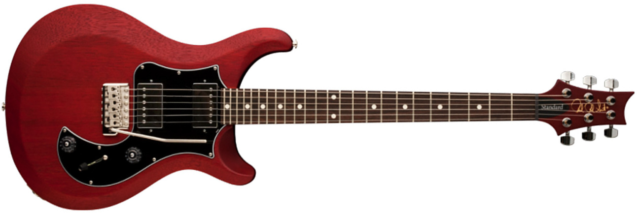 Prs S2 Standard 24 Satin Usa 2h Trem Rw - Vintage Cherry - Guitarra eléctrica de doble corte. - Main picture