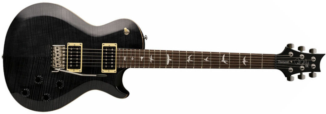 Prs Se Mark Tremonti 2021 Signature Hh Trem Rw +housse - Charcoal Burst - Enkel gesneden elektrische gitaar - Main picture