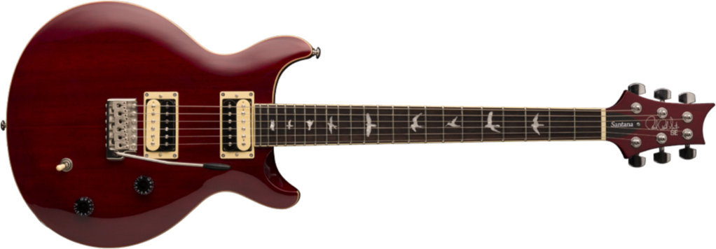 Prs Se Santana Standard 2018 Hh Trem Rw - Vintage Cherry - Guitarra eléctrica de doble corte. - Main picture