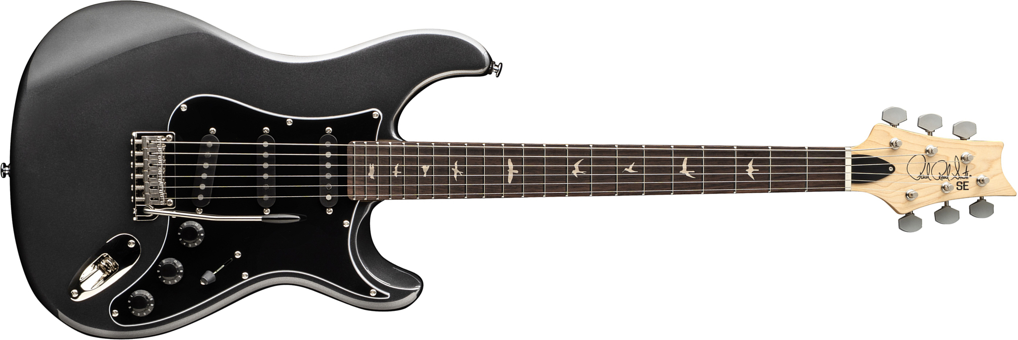 Prs Silver Sky Defender Se Ltd Signature 3s Trem Rw - Carpathian Grey - Elektrische gitaar in Strat vorm - Main picture