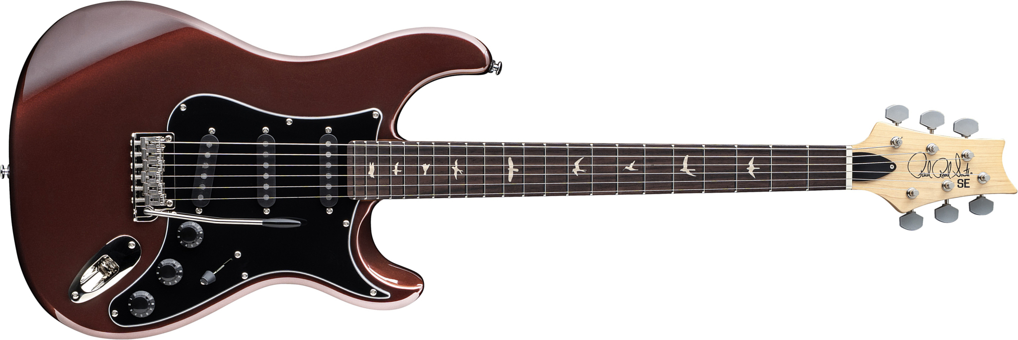 Prs Silver Sky Defender Se Ltd Signature 3s Trem Rw - Sedona Red - Elektrische gitaar in Strat vorm - Main picture