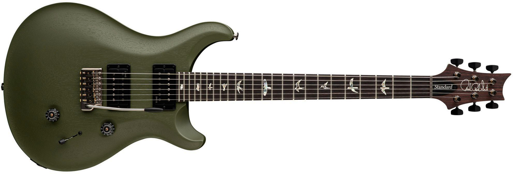 Prs Standard 24 S2 Usa 2h Dmo Trem Rw - Matcha Green Satin - Double cut gitaar - Main picture