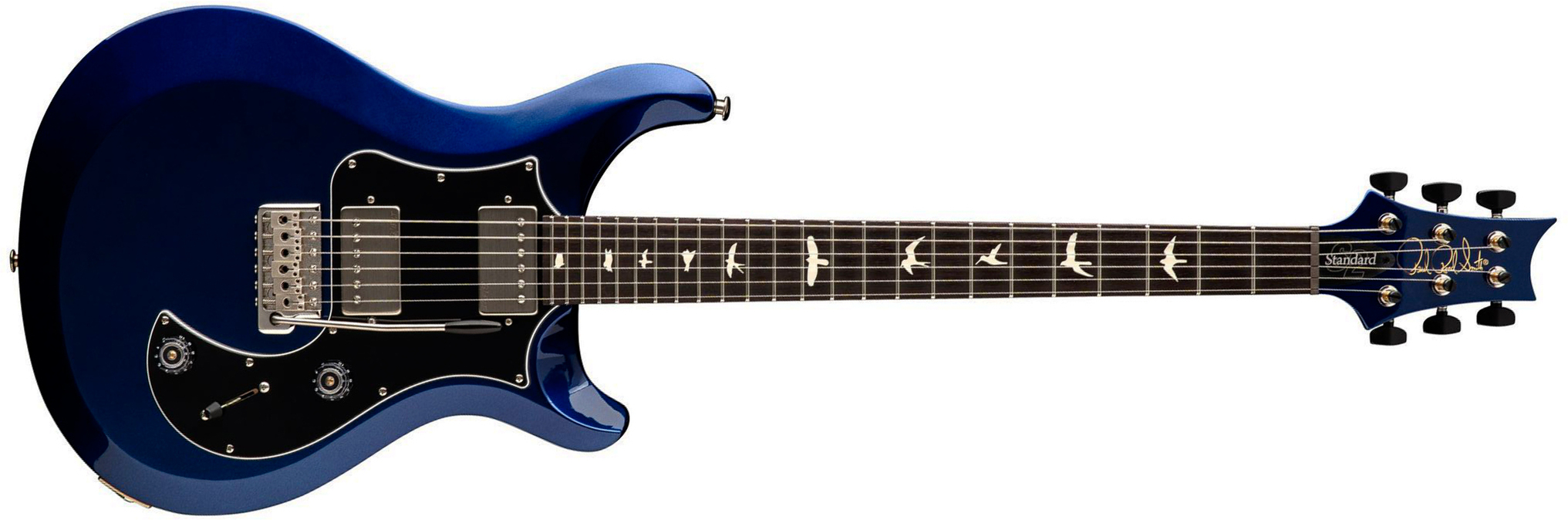 Prs Standard 24 S2 Usa 2h Trem Rw - Metallic Midnight Satin - Double cut gitaar - Main picture