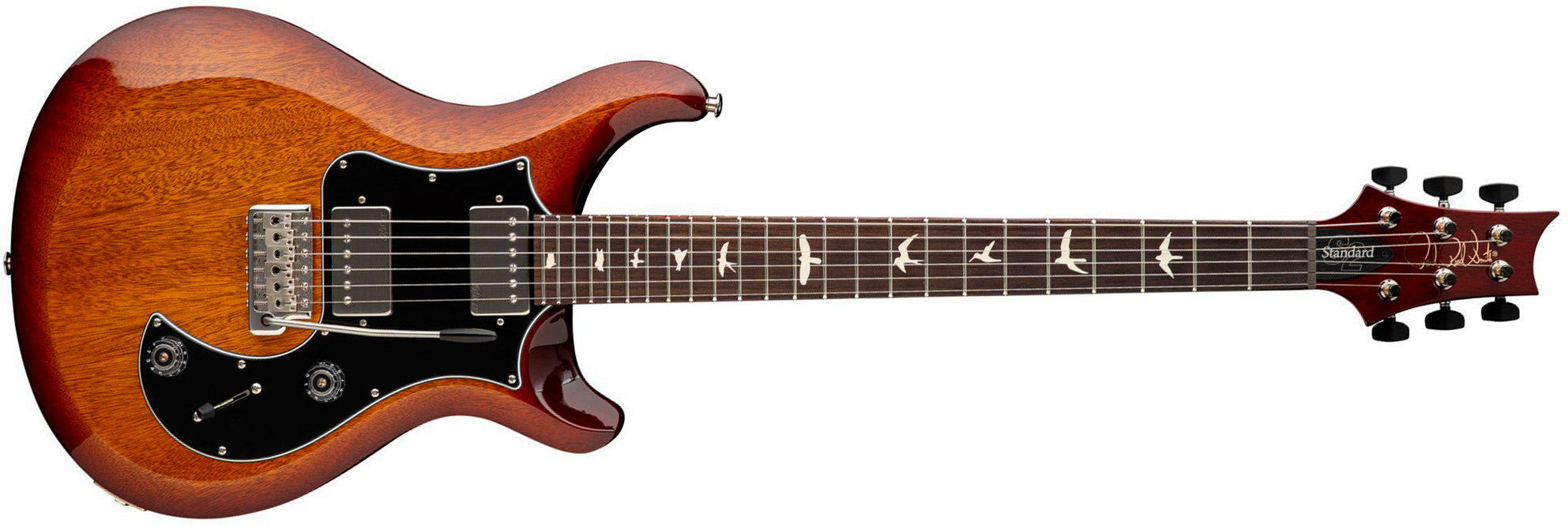 Prs Standard 24 S2 Usa 2h Trem Rw - Dark Cherry Sunburst - Double cut gitaar - Main picture