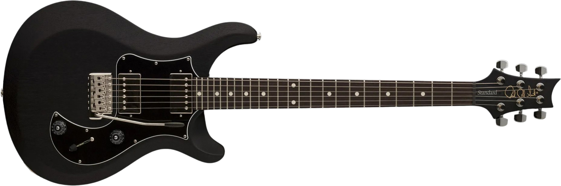 Prs Standard 24 Satin S2 Usa 2h 58/15 Lt-s Trem Rw - Charcoal - Guitarra eléctrica de doble corte. - Main picture