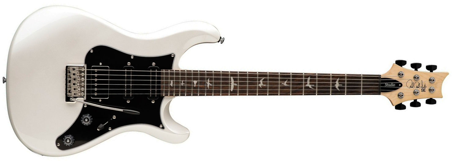 Prs Studio Standard Se (wing Tuners) 1h 2mh Trem Rw - Pearl White - Double cut gitaar - Main picture