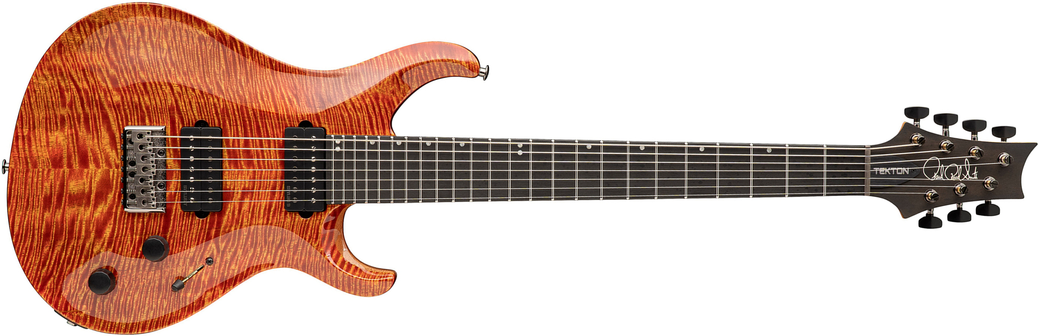 Prs Tekton Svn Usa 7c Baryton 2h Ht Eb - Imperial Topaz - Bariton elektrische gitaar - Main picture