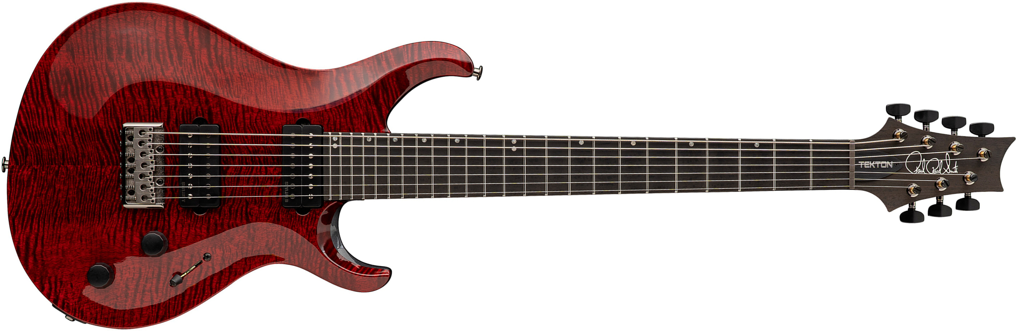 Prs Tekton Svn Usa 7c Baryton 2h Ht Eb - Bloodstone Red - Bariton elektrische gitaar - Main picture