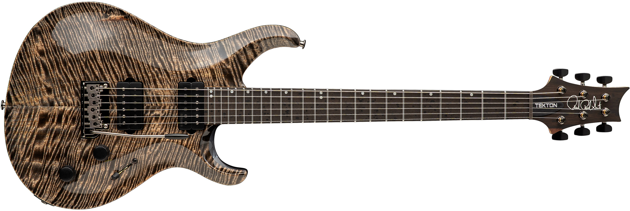 Prs Tekton T Usa 2h Trem Eb - Black Tourmaline - Double cut gitaar - Main picture