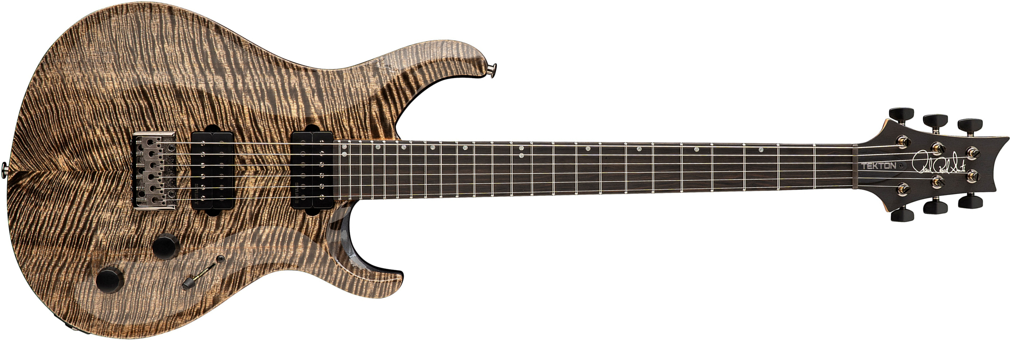 Prs Tekton Usa 2h Ht Eb - Black Tourmaline - Double cut gitaar - Main picture