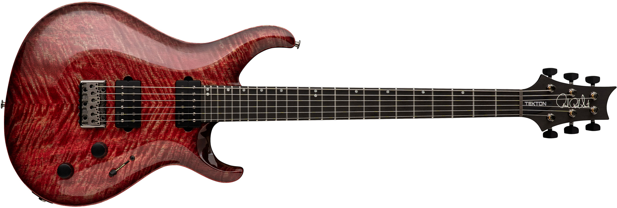 Prs Tekton Usa 2h Ht Eb - Fuschia Aura - Double cut gitaar - Main picture