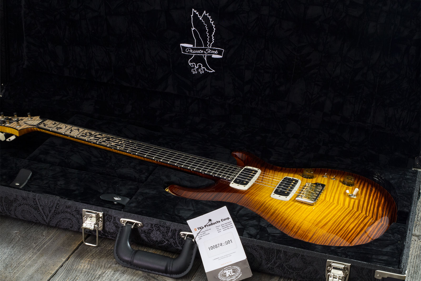 Prs Custom 24-08 Private Stock Hand-signed Usa 2h Trem Rw #0385255 - Mccarty Glow - Double cut gitaar - Variation 12