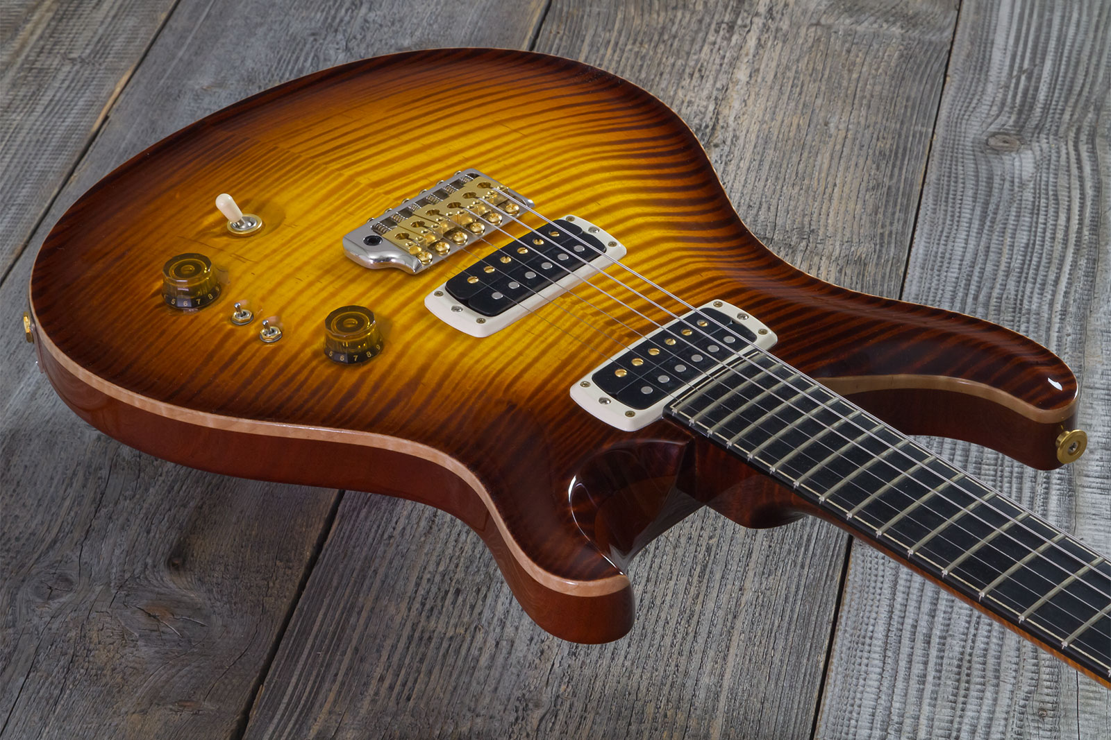 Prs Custom 24-08 Private Stock Hand-signed Usa 2h Trem Rw #0385255 - Mccarty Glow - Double cut gitaar - Variation 2