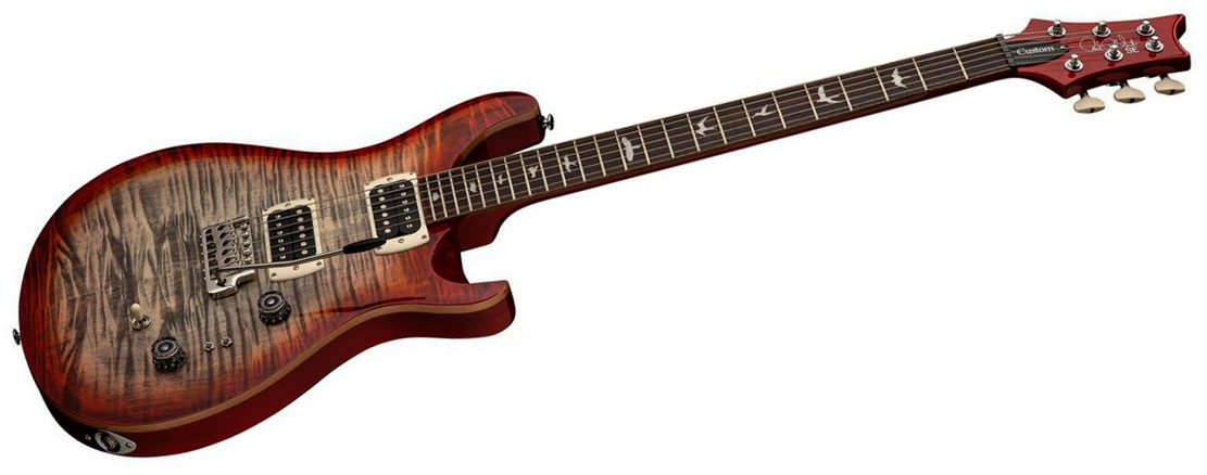 Prs Custom 24-08 Se (wing Tuners) 2h Trem Rw - Charcoal Cherry Burst - Double cut gitaar - Variation 1