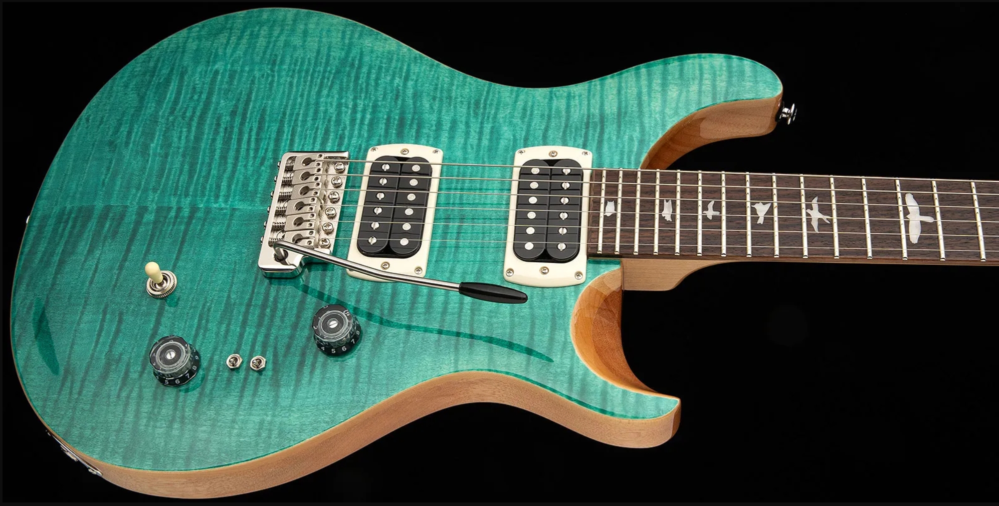 Prs Custom 24-08 Se (wing Tuners) 2h Trem Rw - Turquoise - Double cut gitaar - Variation 2