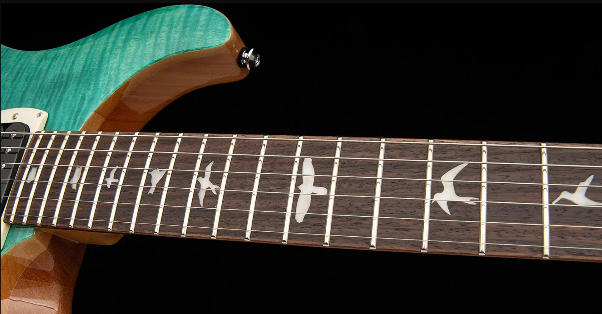 Prs Custom 24-08 Se (wing Tuners) 2h Trem Rw - Turquoise - Double cut gitaar - Variation 4