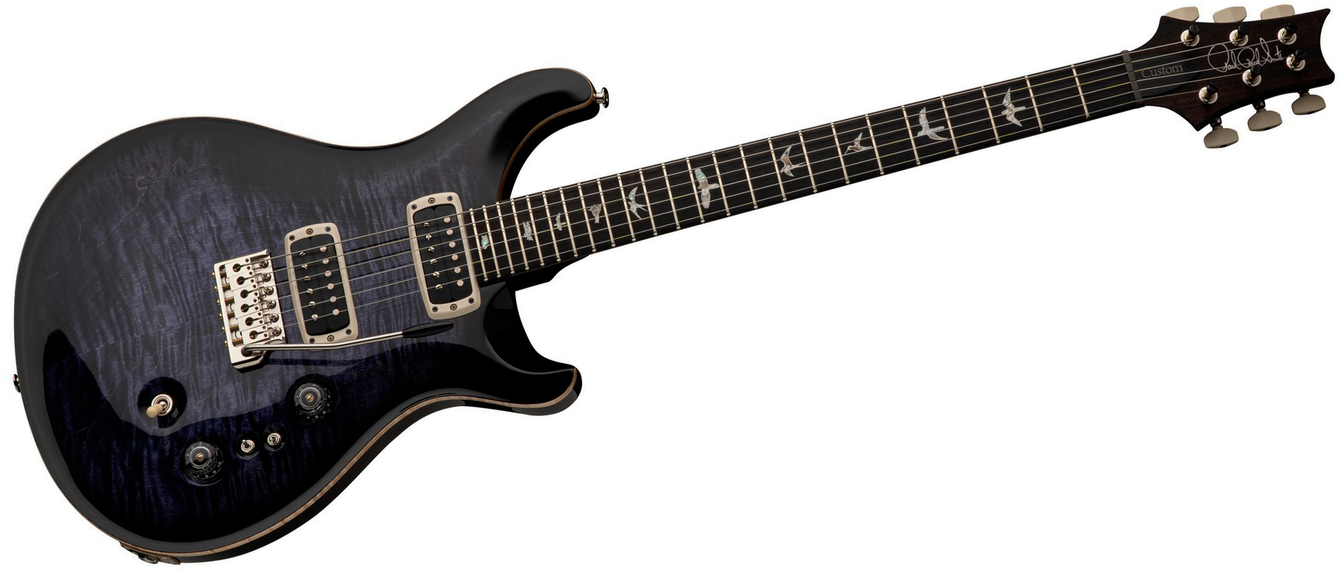 Prs Custom 24-08 Usa 2h Tci Trem Rw - Purple Mist - Double cut gitaar - Variation 2
