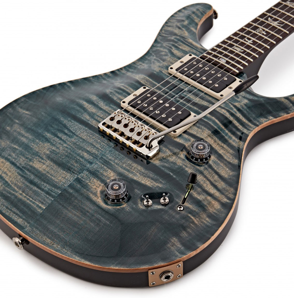 Prs Custom 24-08 Usa 2h Trem Rw - Faded Whale Blue - Guitarra eléctrica de doble corte. - Variation 3