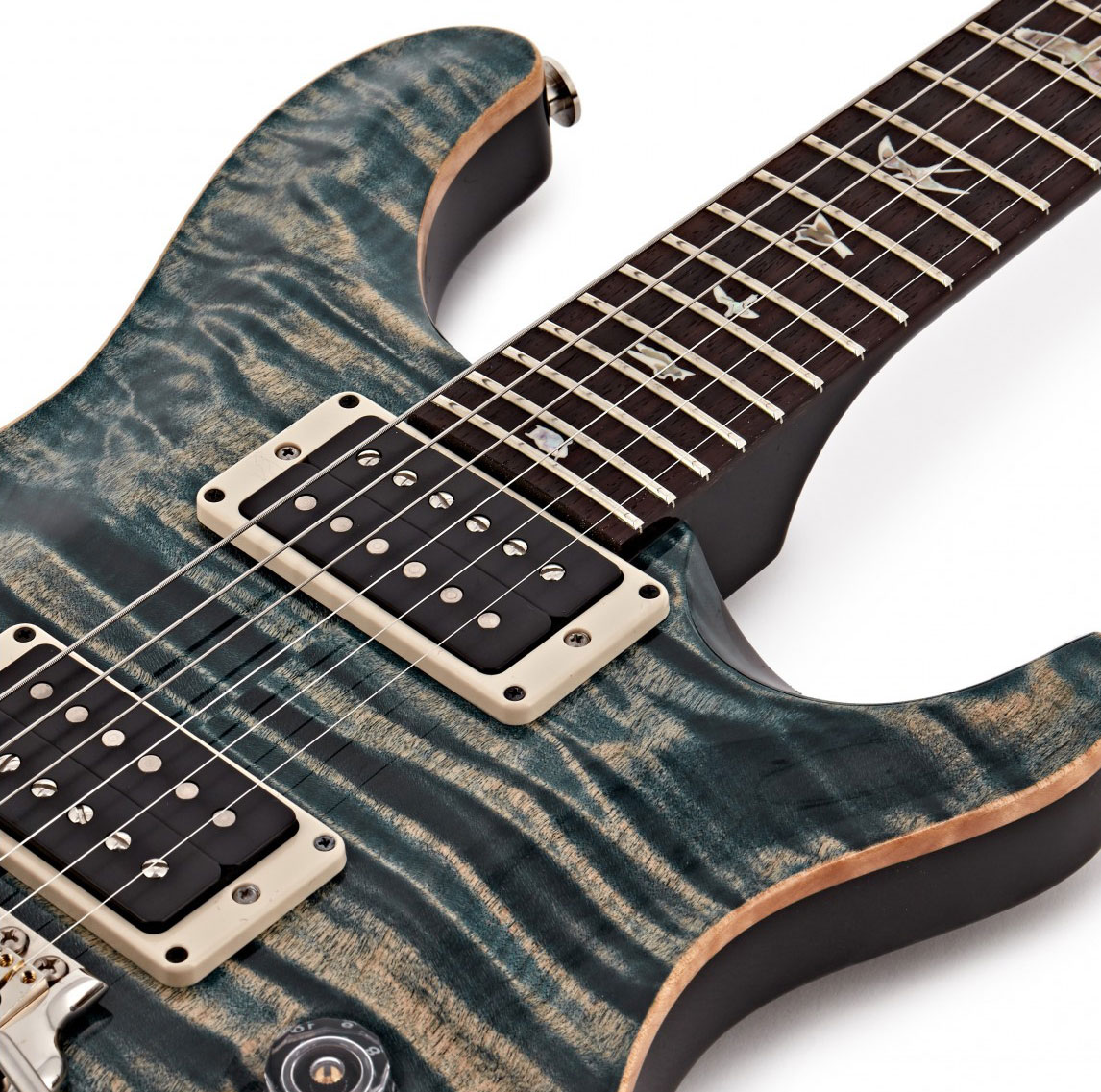 Prs Custom 24-08 Usa 2h Trem Rw - Faded Whale Blue - Guitarra eléctrica de doble corte. - Variation 4