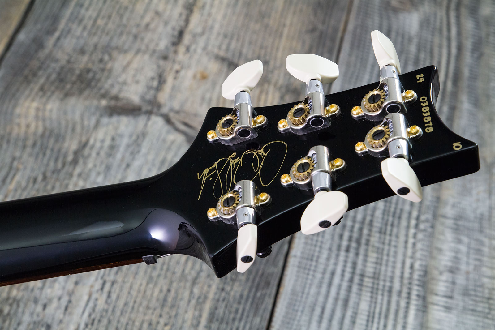 Prs Custom 24 10 Top Hand-signed Usa 2h Trem Rw #0383878 - Purple Mist - Double cut gitaar - Variation 10