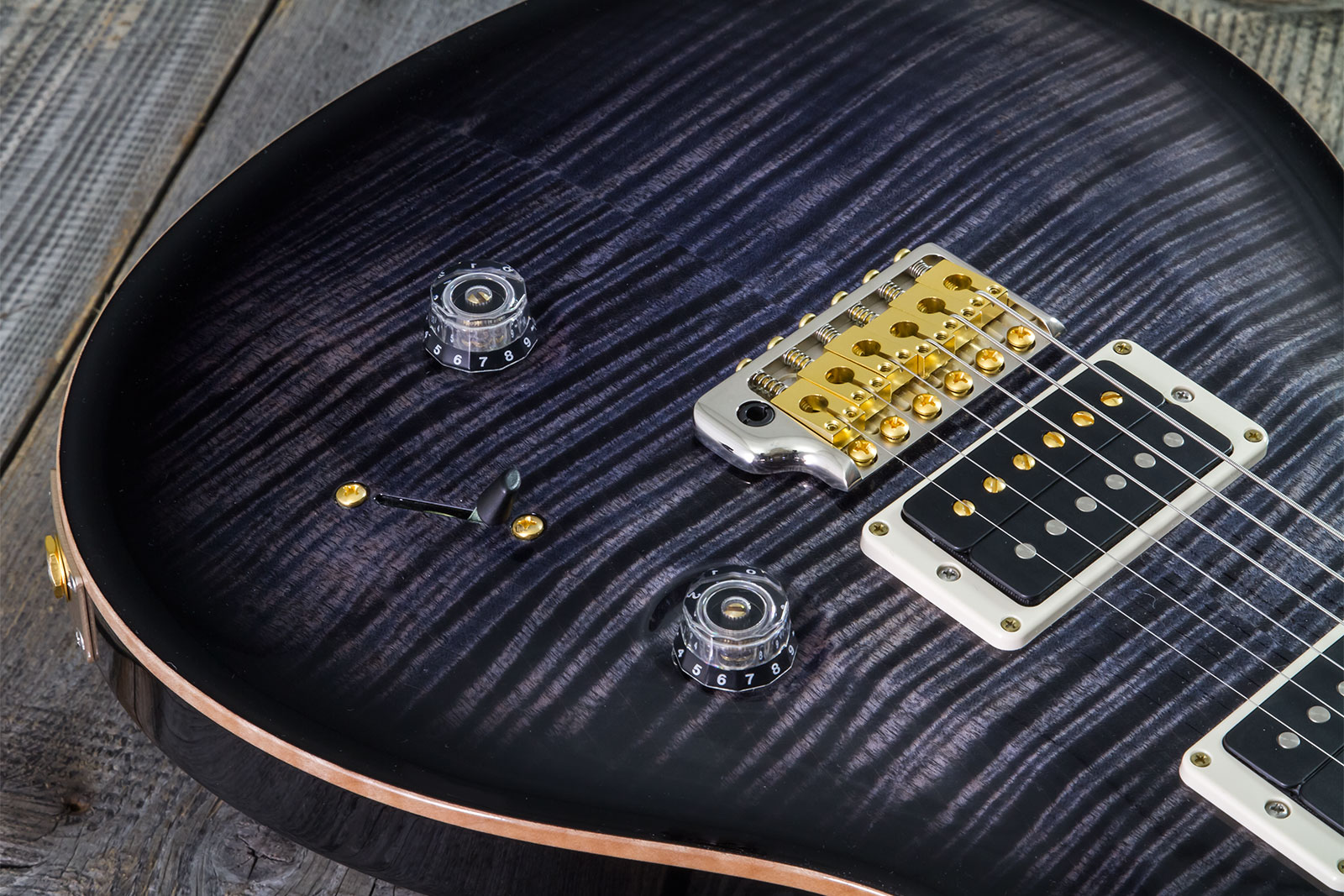 Prs Custom 24 10 Top Hand-signed Usa 2h Trem Rw #0383878 - Purple Mist - Double cut gitaar - Variation 3