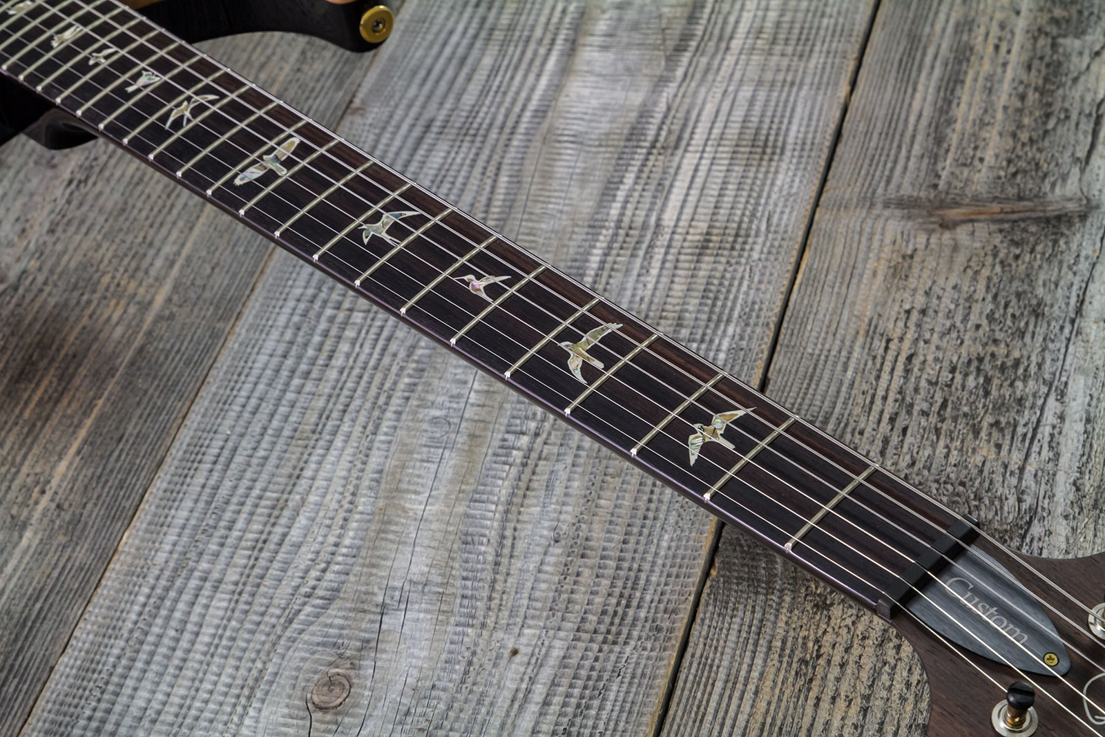 Prs Custom 24 10 Top Hand-signed Usa 2h Trem Rw #0383878 - Purple Mist - Double cut gitaar - Variation 5