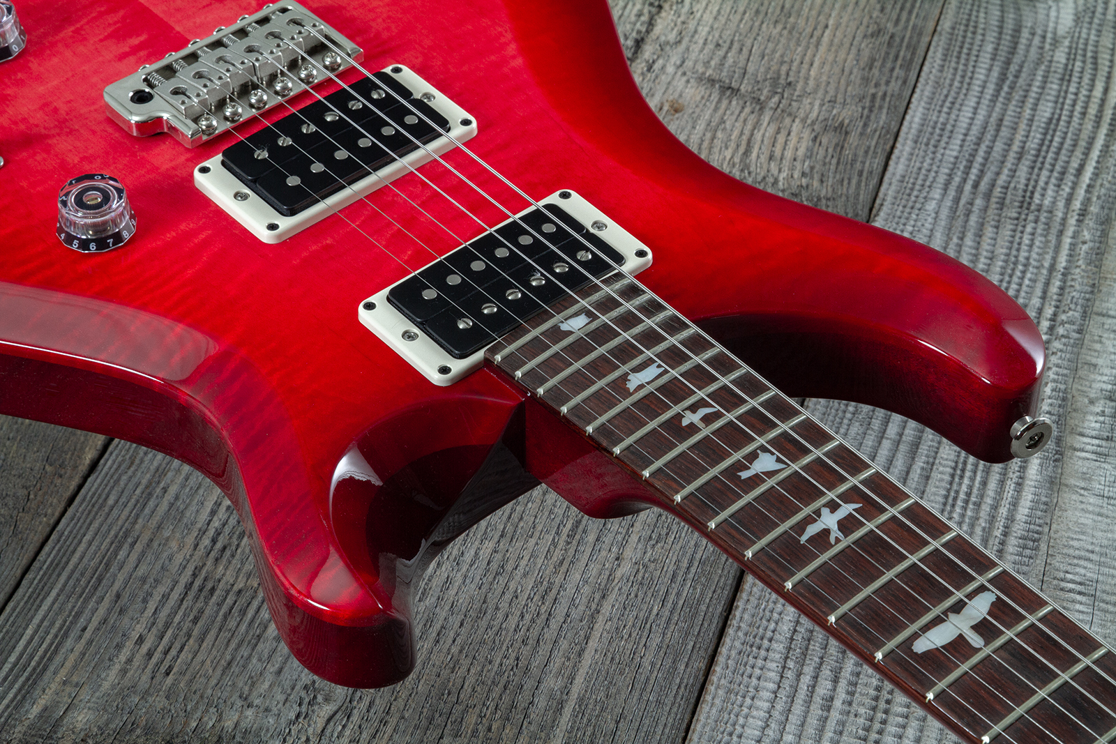 Prs Custom 24 10th Ann. S2 Ltd Usa 2h 85/15 Ht Rw - Bonni Pink Cherry Burst - Double cut gitaar - Variation 4